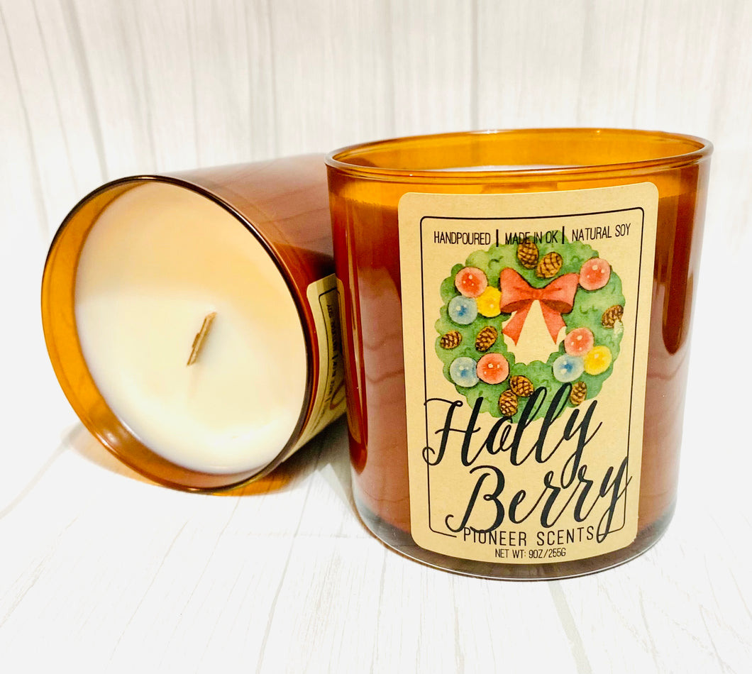 Holly Berry Candle