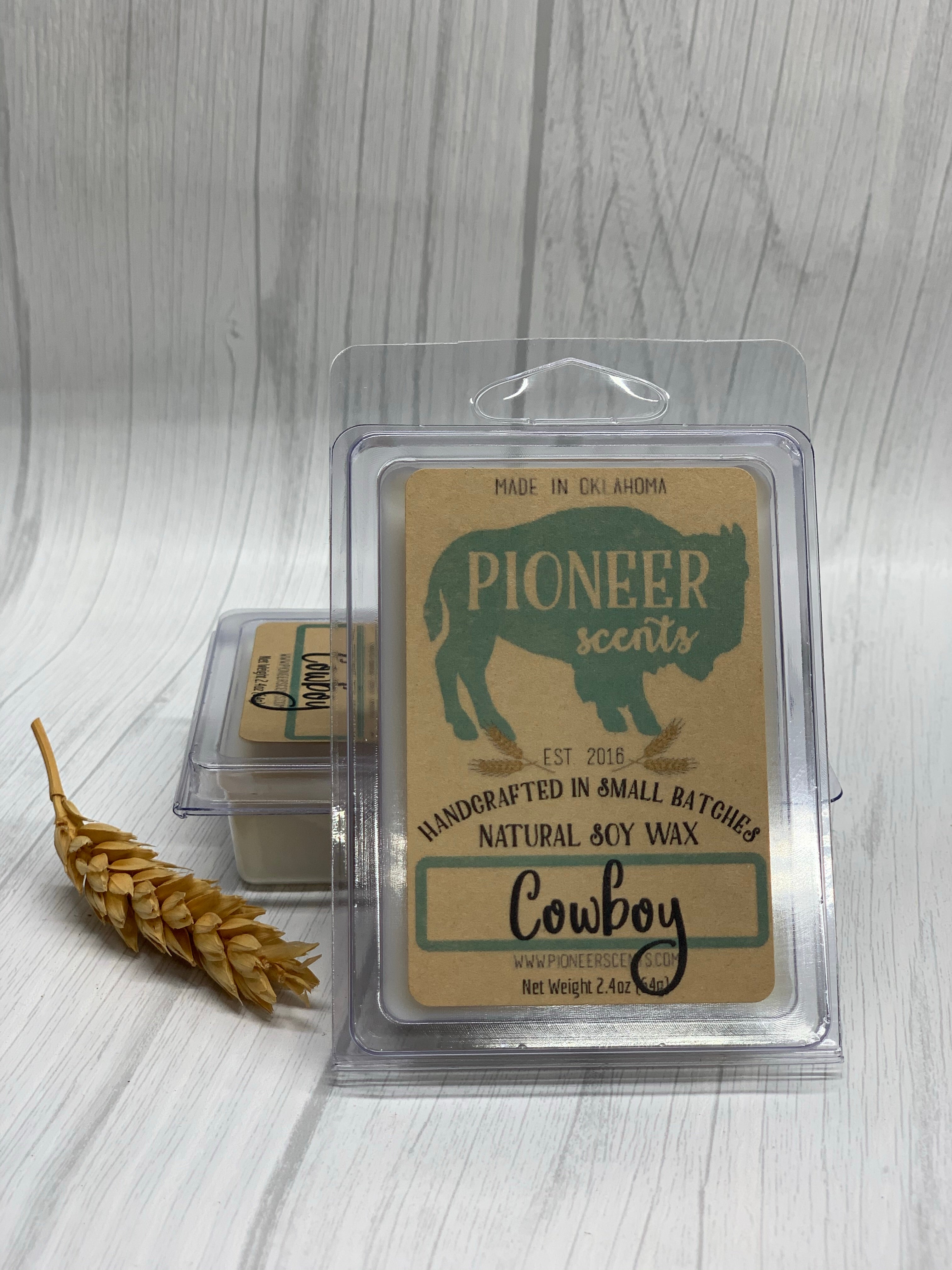 Cowboy Rustic Wax Melt – Scents of Soy Candle Co.